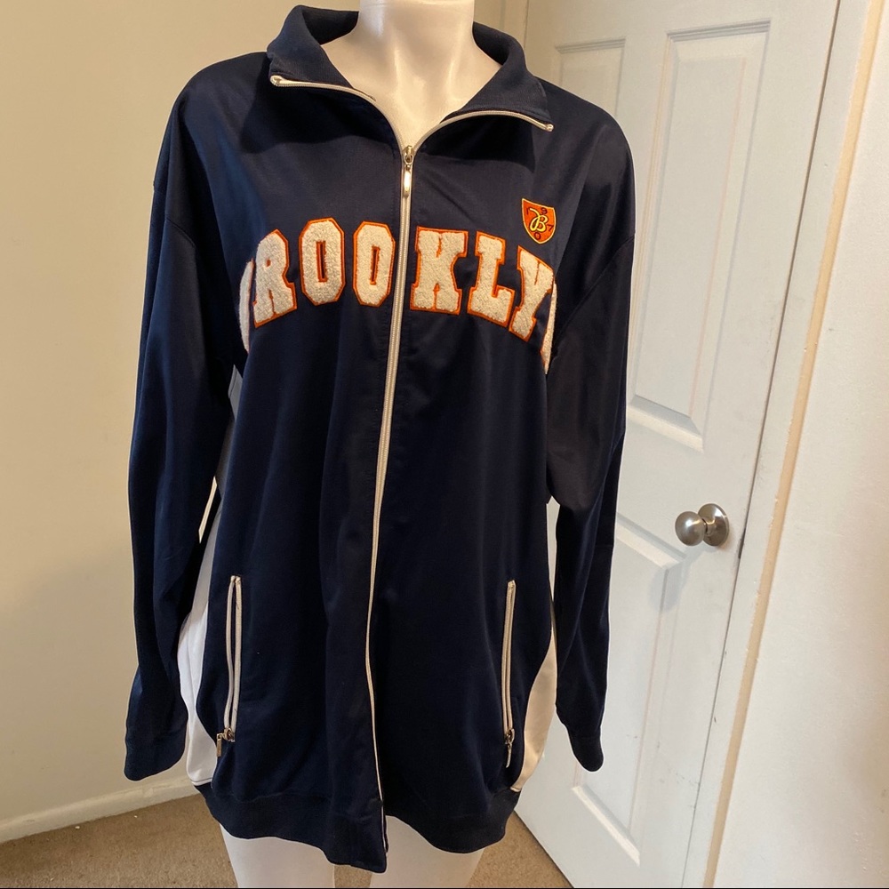 Blue & Orange Brooklyn Zip-up